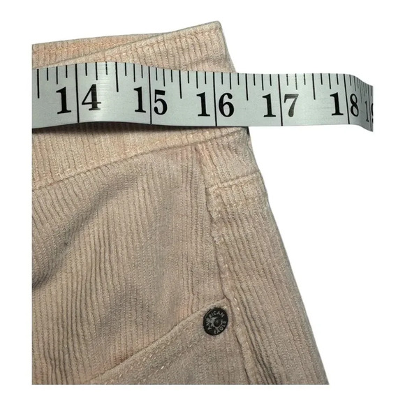 American Eagle Women's High-Rise Mom Corduroy Jeans Light Pink Size 8 - Picture 4 of 7